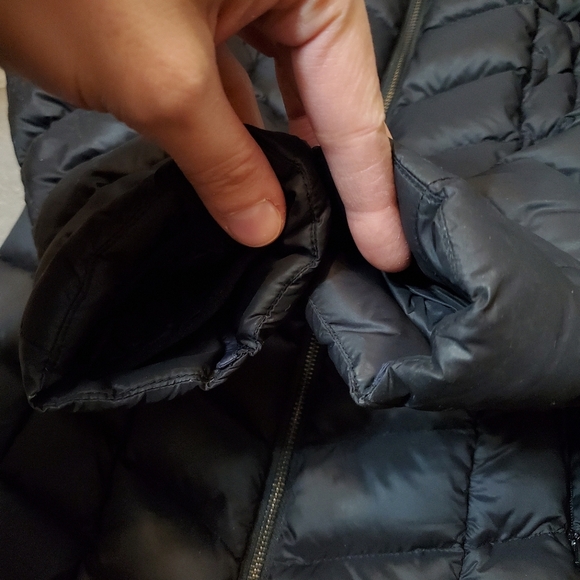 Soia & Kyo short puffer jacket / coat. Down & feather. Black. Hooded. Size S. - Picture 6 of 10